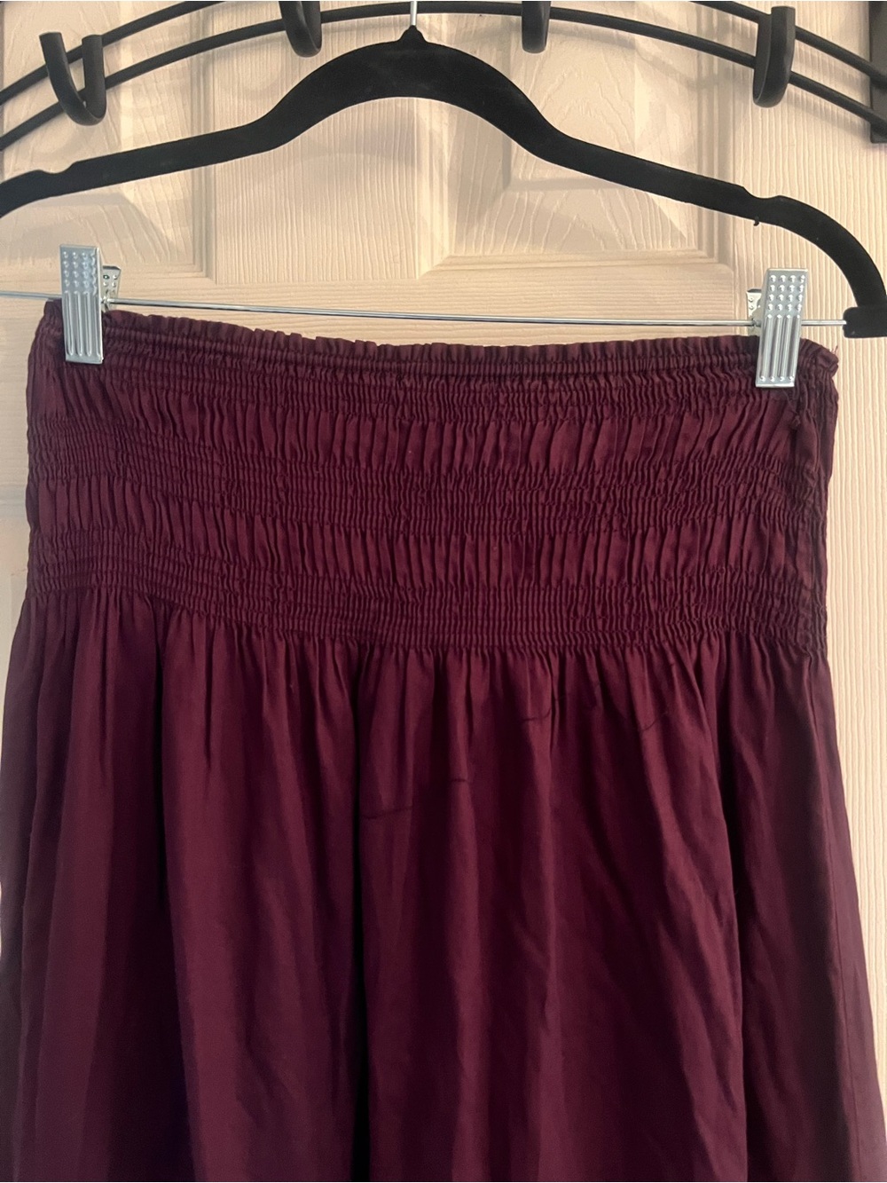 Rebecca Taylor cotton ruffled and ruched midi skirt 4